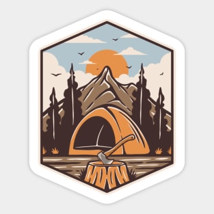 Summer camp Sticker